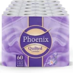 60 Rolls Soft Supreme Luxury Quilted 3 Ply Lavender-Fragranced Toilet Rolls