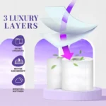 60 Rolls Soft Supreme Luxury Quilted 3 Ply Lavender-Fragranced Toilet Rolls - Image 2